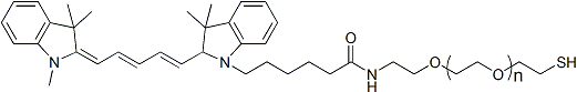 Cy5-PEG-Thiol, Cy5-PEG-SH, MW 5,000