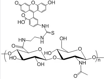 Hylauronic Acid, Fluorescein Labeled, MW 250k