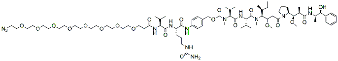 Azide-PEG8-Val-Cit-PAB-MMAE