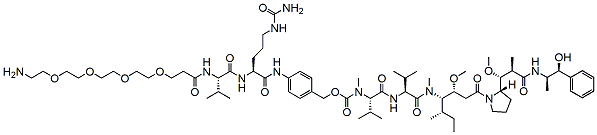 Amino-PEG4-Val-Cit-PAB-MMAE