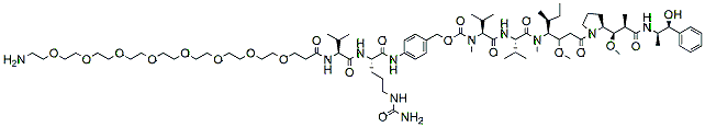 Amino-PEG8-Val-Cit-PAB-MMAE