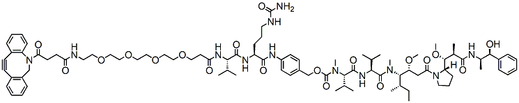 DBCO-PEG4-Val-Cit-PAB-MMAE