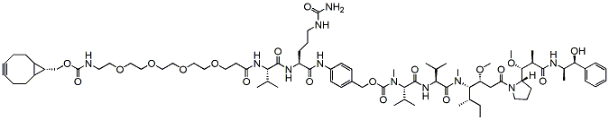 endo-BCN-PEG4-Val-Cit-PAB-MMAE