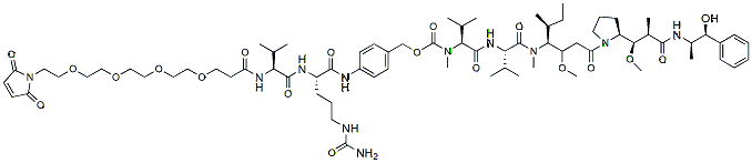 Mal-PEG4-Val-Cit-PAB-MMAE