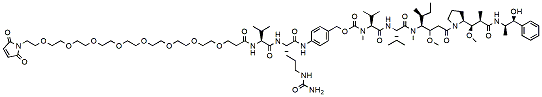 Mal-PEG8-Val-Cit-PAB-MMAE