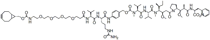 endo-BCN-PEG4-Val-Cit-PAB-MMAF