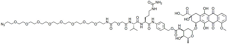 Azide-PEG8-Val-Cit-Doxorubicin