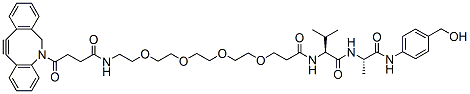 DBCO-PEG4-Val-Ala-PAB