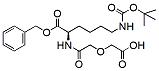 (S)-Benzyl 2-amino-N-[(carboxymethoxy)acetyl]-6-((tert-butoxycarbonyl)amino)hexanoate