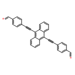 Benzaldehyde, 4,​4′-​(9,​10-​anthracenediyldi-​2,​1-​ethynediyl)​bis-