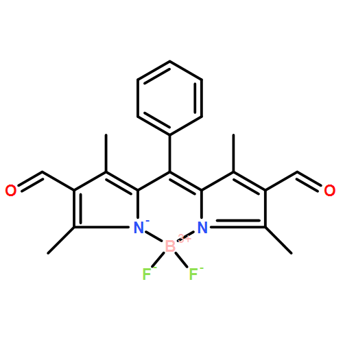 5,5-difluoro-2,8-diformyl-1,3,7,9-tetramethyl-10-phenyl-5H-dipyrrolo[1,2-c:2′,1′-f][1,3,2]diazaborinin-4-ium-5-uide