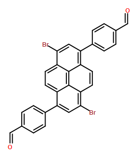 4,4′-(3,8-dibromopyrene-1,6-diyl)dibenzaldehyde