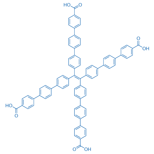 (Ethene-1,1,2,2-tetrayltetrakis([1,1′:4′,1”-terphenyl]-4”,4-diyl))tetraformic acid