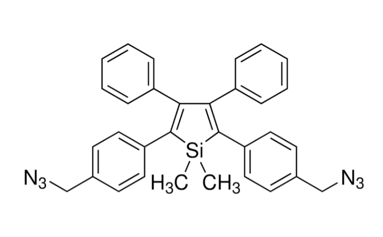 2,5-Bis[4-(azidomethyl)phenyl]-1,1-dimethyl-3,4-diphenyl-1H-silole