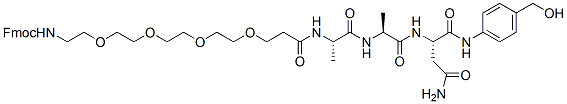 Fmoc-PEG4-Ala-Ala-Asn-PAB