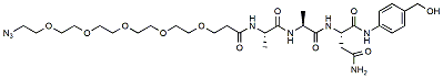 Azido-PEG5-Ala-Ala-Asn-PAB