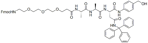 Fmoc-PEG3-Ala-Ala-Asn(Trt)-PAB