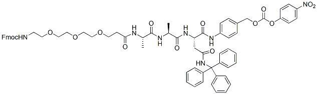 Fmoc-PEG3-Ala-Ala-Asn(Trt)-PAB-PNP