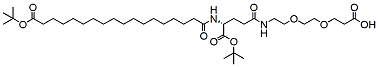 t-butyl-C18-D-Glu-OtBu-PEG2-acid