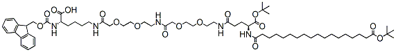 FMOC-L-LYS[OCT-(OTBU)-GLU-(OTBU)-AEEA-AEEA]-OH