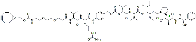 endo-BCN-PEG2-Val-Cit-PAB-MMAE