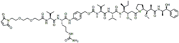 Mal-PEG2-Val-Cit-PAB-MMAE