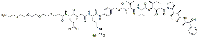 Amino-PEG4-Glu-Gly-Cit-PAB-MMAE