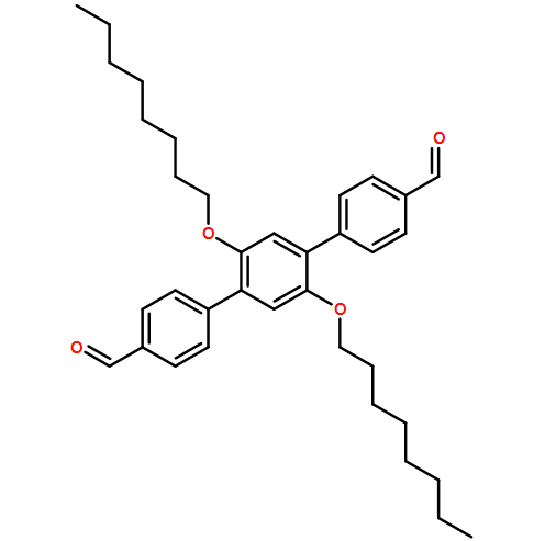 2′,5′-bis(octyloxy)-[1,1′:4′,1”-terphenyl]-4,4”-dicarbaldehyde