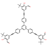 5,5′-(5′-(4-(3-(tert-butyl)-5-formyl-4-hydroxyphenyl) ethynyl) phenyl)-[1,1′: 3′, 1″-TRIPHENYL ]-4,4″-diyl) BIS (acetylene-2,1-diyl) BIS (3-(tert-butyl)-2-hydroxybenzaldehyde)