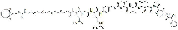 BCN-PEG4-Glu-Gly-Cit-PAB-MMAE