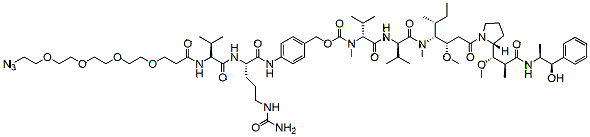 Azido-PEG4-Val-Cit-PAB-MMAE