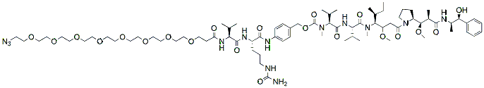 Azide-PEG8-Val-Cit-PAB-MMAE