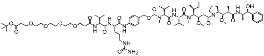 t-butyl ester-PEG4-Val-Cit-PAB-MMAE