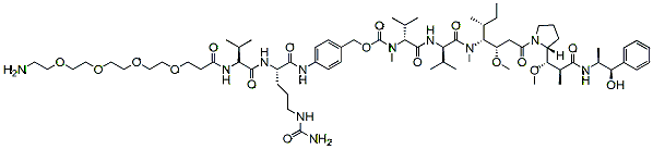 Amino-PEG4-Val-Cit-PAB-MMAE