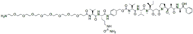 Amino-PEG8-Val-Cit-PAB-MMAE