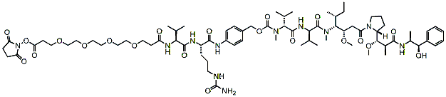 NHS ester-PEG4-Val-Cit-PAB-MMAE