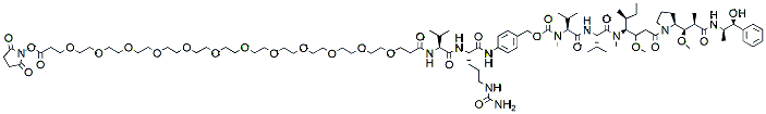 NHS ester-PEG12-Val-Cit-PAB-MMAE