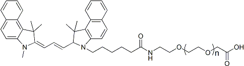 Cy3.5-PEG-COOH, MW 20,000