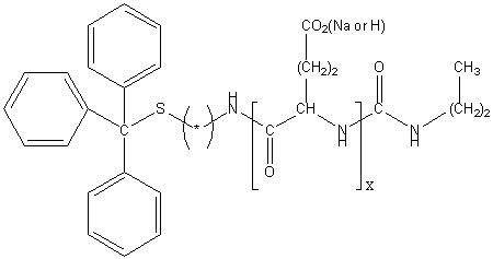 Poly(L-Glutamic Acid Sodium Salt) Thiol (pGlu Sodium Salt100-TS), MW 16,000