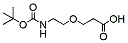 t-Boc-N-amido-PEG1-acid | CAS 1260092-44-1