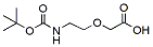 t-Boc-N-amido-PEG1-CH2CO2H | CAS 142929-49-5