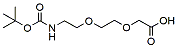 t-Boc-N-amido-PEG2-CH2CO2H | CAS 108466-89-3