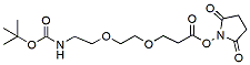 t-Boc-N-amido-PEG2-NHS ester | CAS 2183440-73-3