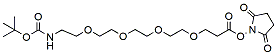 t-Boc-N-amido-PEG4-NHS ester | CAS 859230-20-9