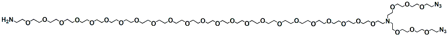 N-(amine-PEG23)-N-bis(PEG3-azide)