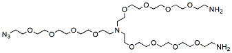 N-(Azido-PEG4)-N-bis(PEG4-amine)