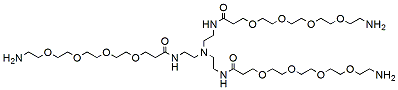 Tri(Amino-PEG4-amide)-amine TFA salt | CAS 2523025-41-2