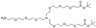 N-(Amino-PEG3)-N-bis(PEG3-t-butyl) | CAS 2055042-62-9