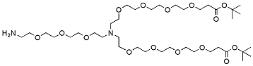 N-(Amino-PEG3)-N-bis(PEG4-t-butyl ester) | CAS 2353409-57-9