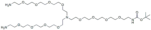 N-(N-Boc-PEG4)-N-bis(PEG4-amine)